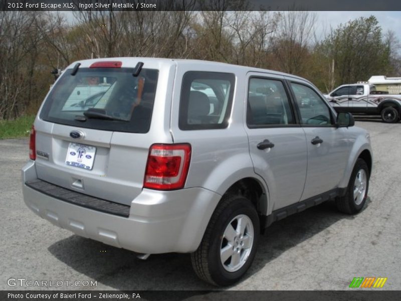 Ingot Silver Metallic / Stone 2012 Ford Escape XLS