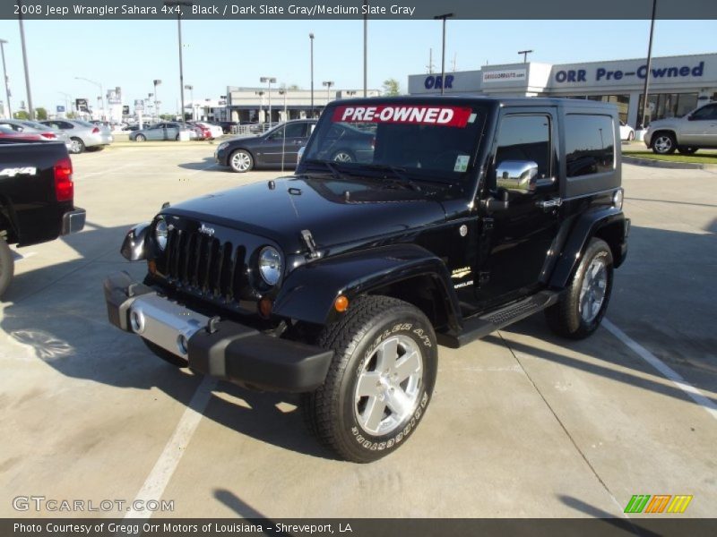 Black / Dark Slate Gray/Medium Slate Gray 2008 Jeep Wrangler Sahara 4x4
