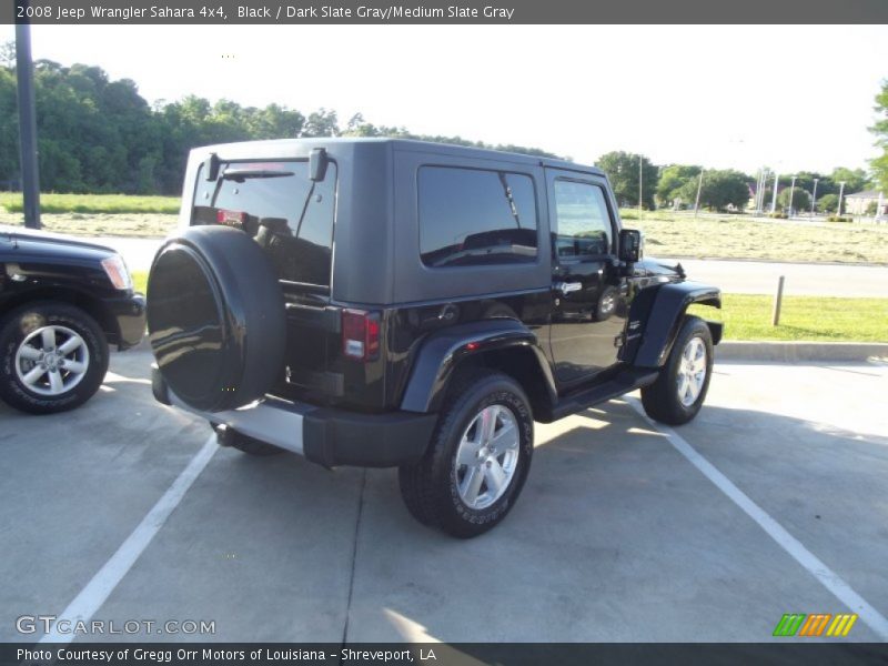 Black / Dark Slate Gray/Medium Slate Gray 2008 Jeep Wrangler Sahara 4x4