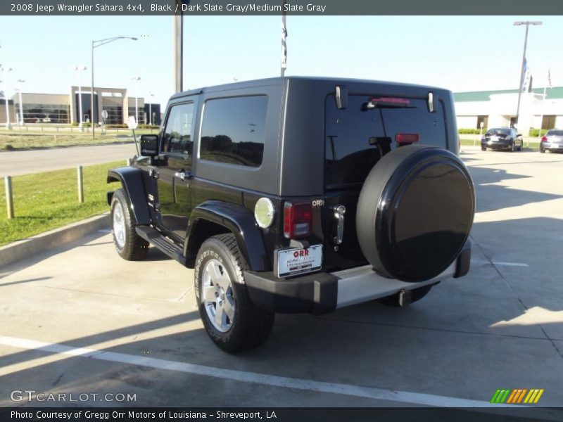 Black / Dark Slate Gray/Medium Slate Gray 2008 Jeep Wrangler Sahara 4x4
