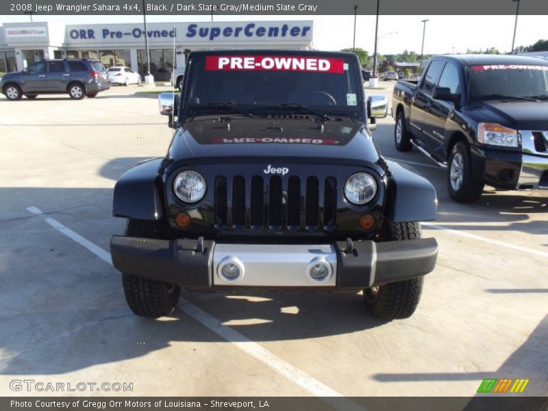 Black / Dark Slate Gray/Medium Slate Gray 2008 Jeep Wrangler Sahara 4x4