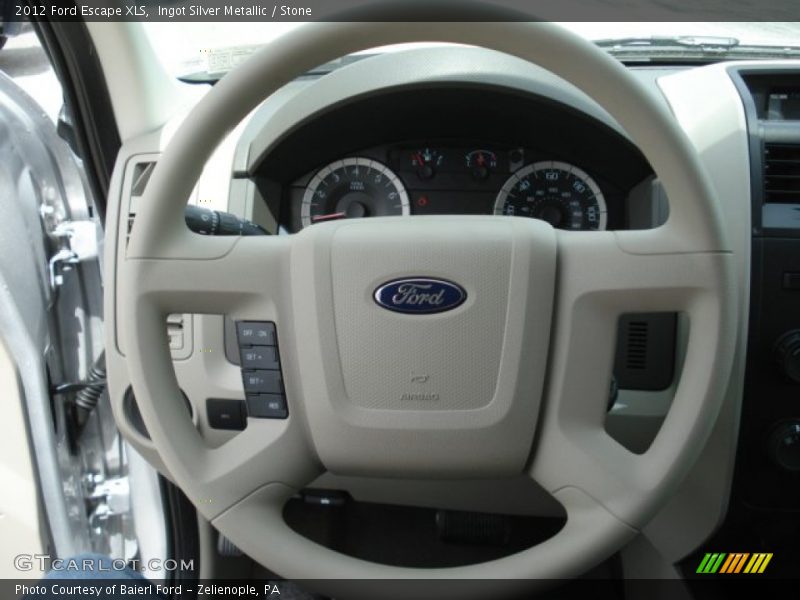 Ingot Silver Metallic / Stone 2012 Ford Escape XLS