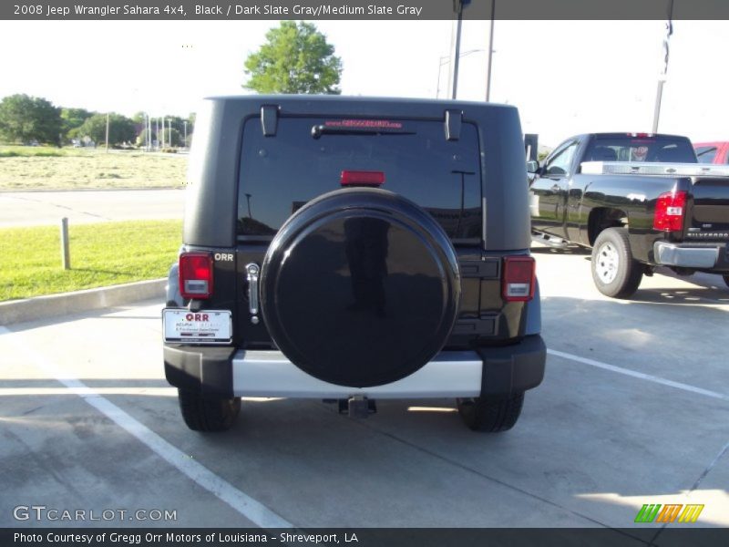 Black / Dark Slate Gray/Medium Slate Gray 2008 Jeep Wrangler Sahara 4x4