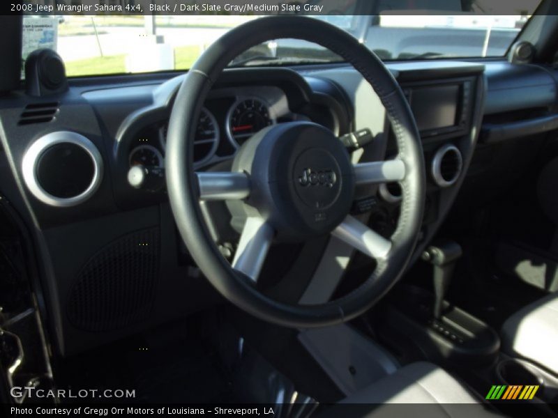Black / Dark Slate Gray/Medium Slate Gray 2008 Jeep Wrangler Sahara 4x4