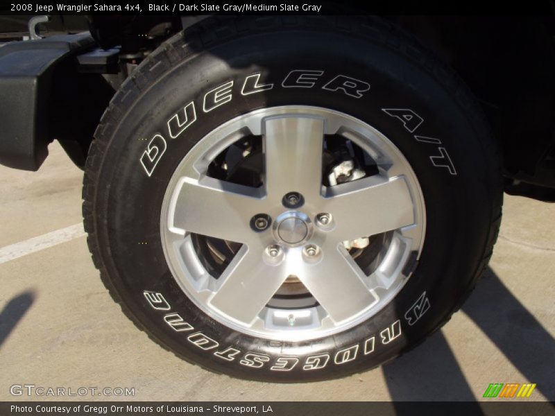 Black / Dark Slate Gray/Medium Slate Gray 2008 Jeep Wrangler Sahara 4x4