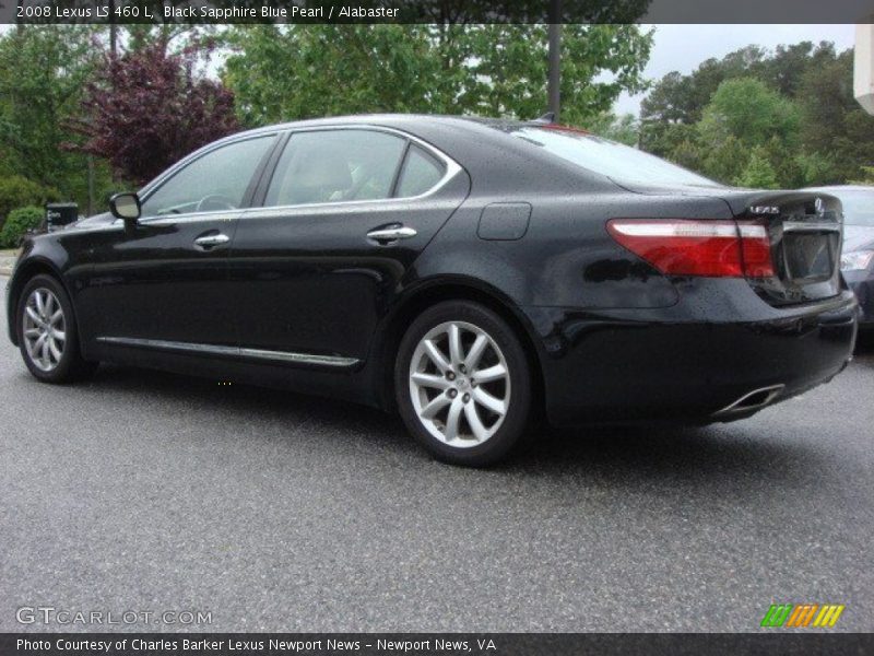 Black Sapphire Blue Pearl / Alabaster 2008 Lexus LS 460 L