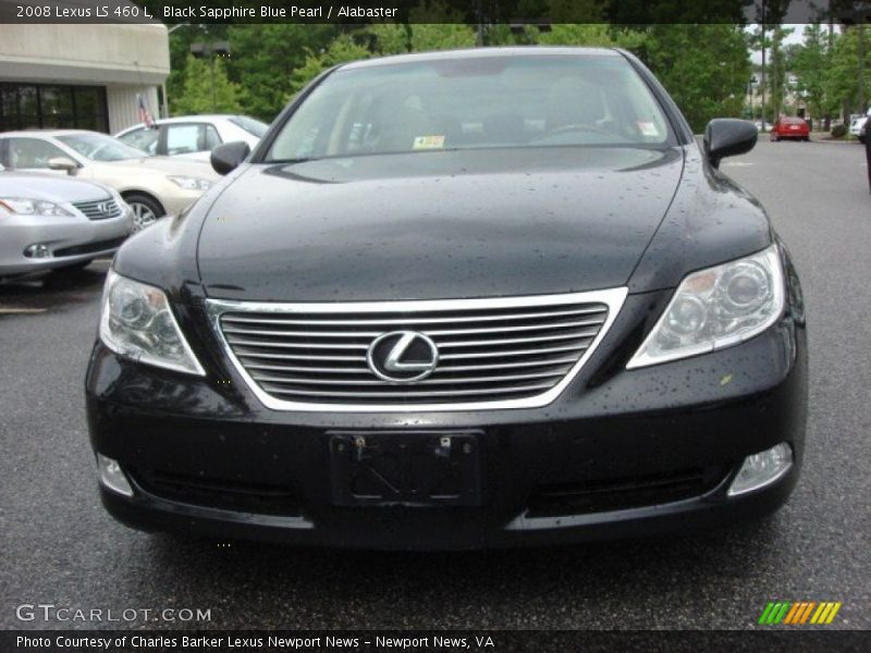 Black Sapphire Blue Pearl / Alabaster 2008 Lexus LS 460 L