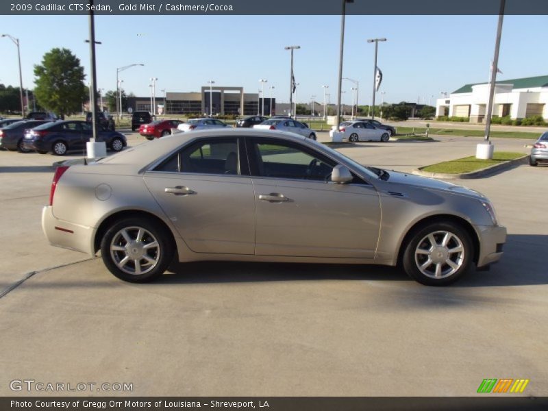 Gold Mist / Cashmere/Cocoa 2009 Cadillac CTS Sedan