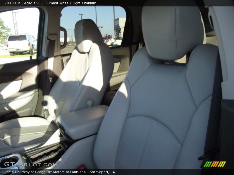 Summit White / Light Titanium 2010 GMC Acadia SLT