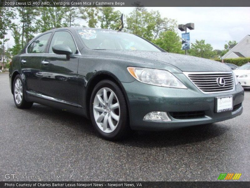Verdigris Green Mica / Cashmere Beige 2009 Lexus LS 460 AWD