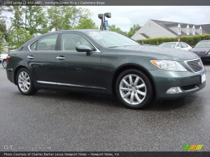Verdigris Green Mica / Cashmere Beige 2009 Lexus LS 460 AWD