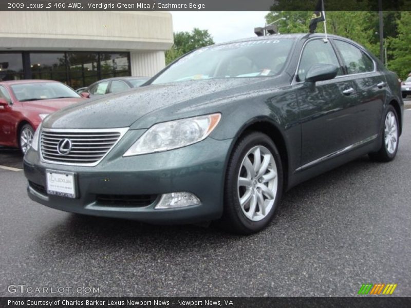 Verdigris Green Mica / Cashmere Beige 2009 Lexus LS 460 AWD