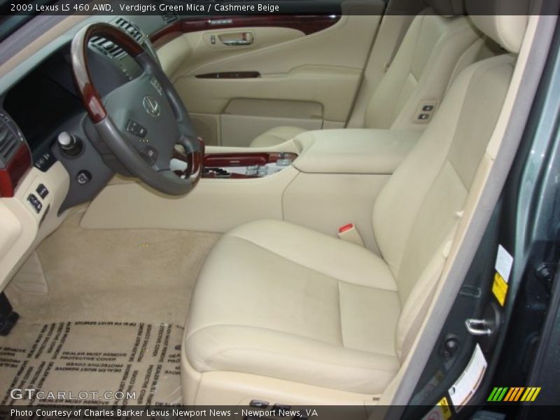 Verdigris Green Mica / Cashmere Beige 2009 Lexus LS 460 AWD