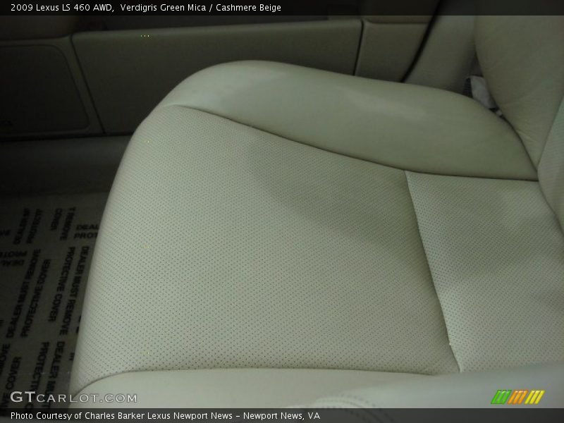 Verdigris Green Mica / Cashmere Beige 2009 Lexus LS 460 AWD