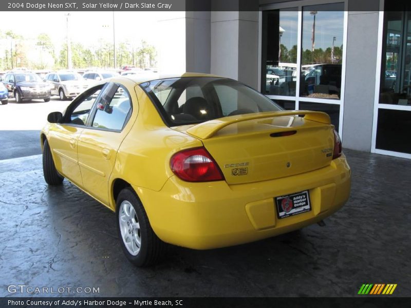 Solar Yellow / Dark Slate Gray 2004 Dodge Neon SXT