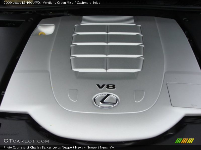 Verdigris Green Mica / Cashmere Beige 2009 Lexus LS 460 AWD