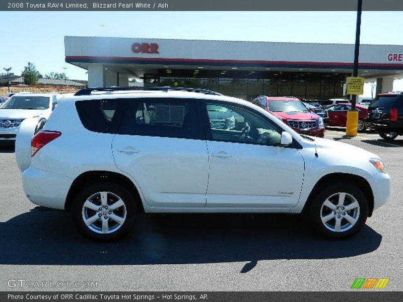 Blizzard Pearl White / Ash 2008 Toyota RAV4 Limited