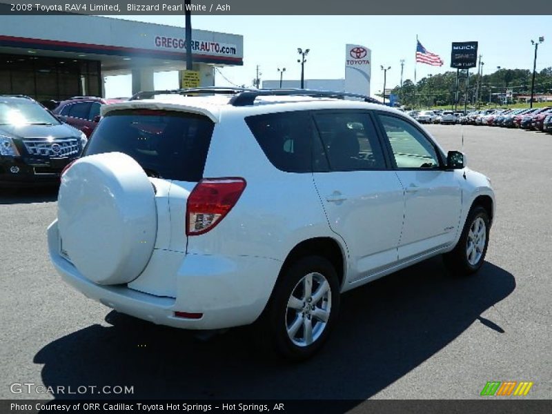 Blizzard Pearl White / Ash 2008 Toyota RAV4 Limited