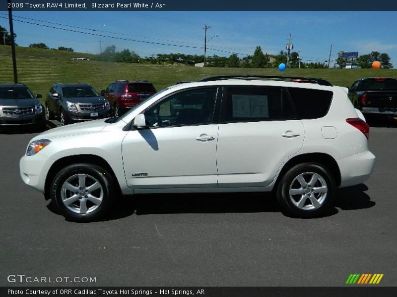 Blizzard Pearl White / Ash 2008 Toyota RAV4 Limited