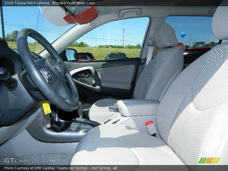 Blizzard Pearl White / Ash 2008 Toyota RAV4 Limited