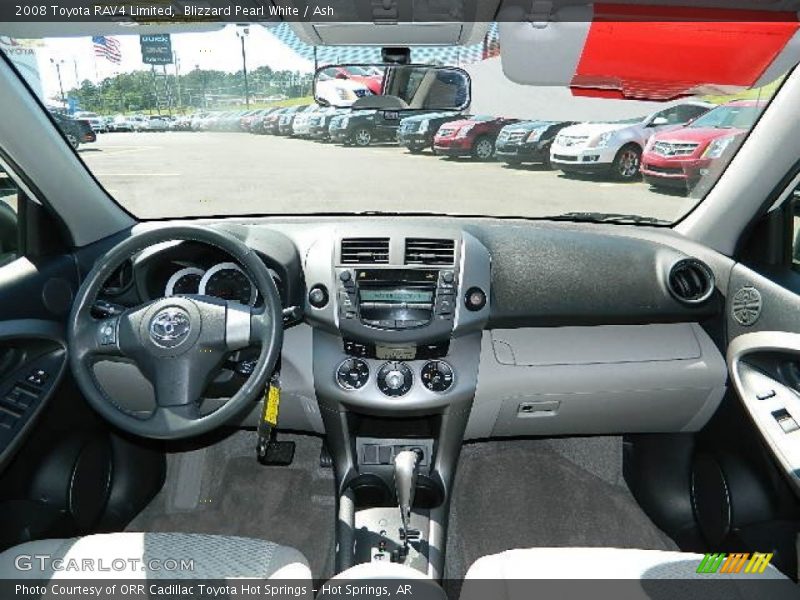 Blizzard Pearl White / Ash 2008 Toyota RAV4 Limited