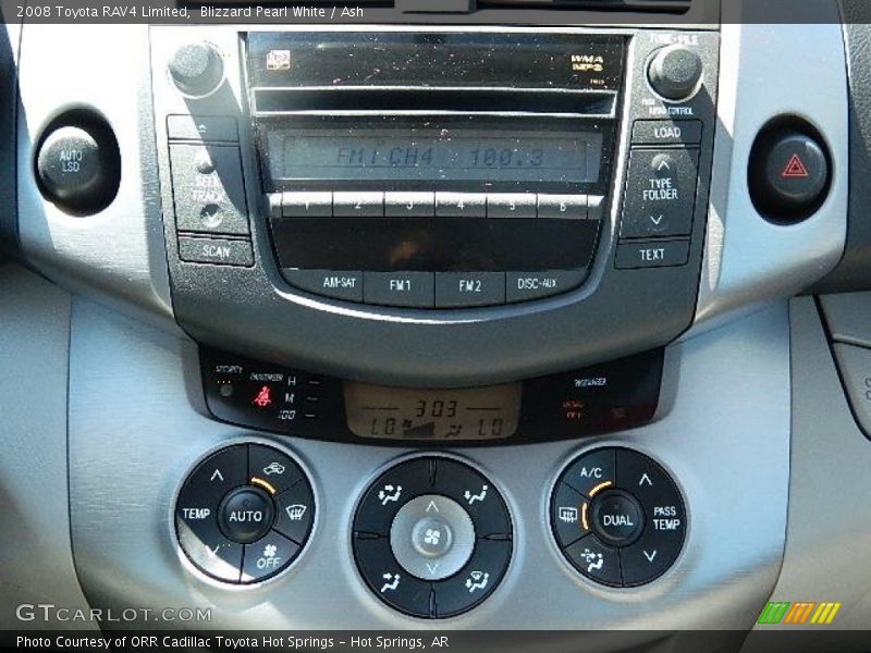 Blizzard Pearl White / Ash 2008 Toyota RAV4 Limited