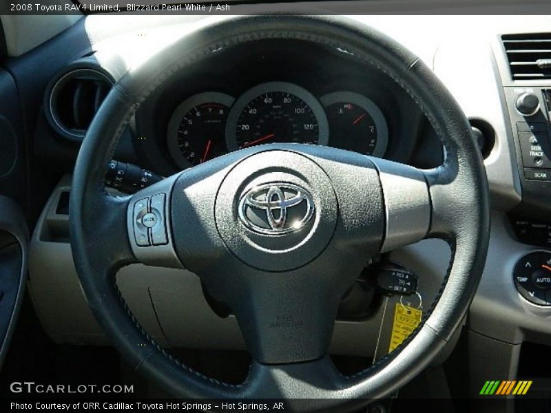 Blizzard Pearl White / Ash 2008 Toyota RAV4 Limited