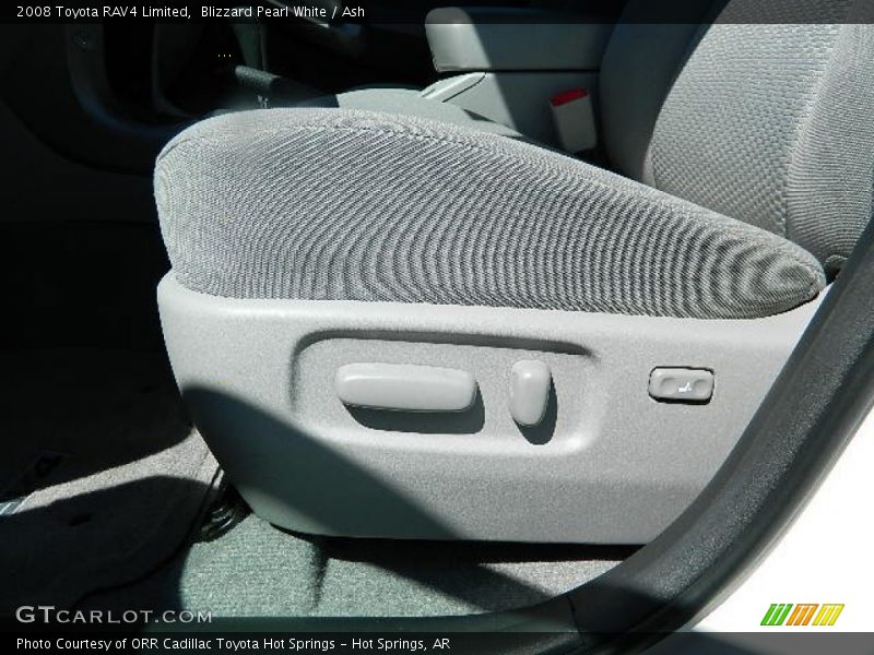 Blizzard Pearl White / Ash 2008 Toyota RAV4 Limited