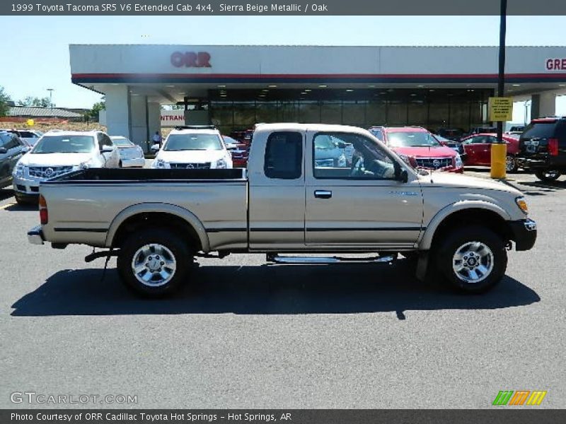 Sierra Beige Metallic / Oak 1999 Toyota Tacoma SR5 V6 Extended Cab 4x4