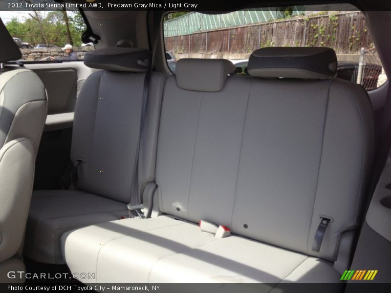 Predawn Gray Mica / Light Gray 2012 Toyota Sienna Limited AWD