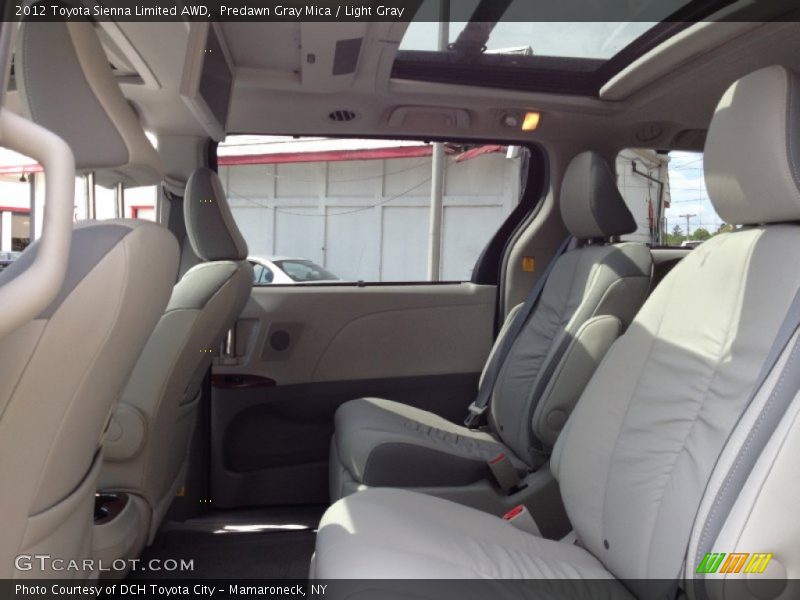 Predawn Gray Mica / Light Gray 2012 Toyota Sienna Limited AWD