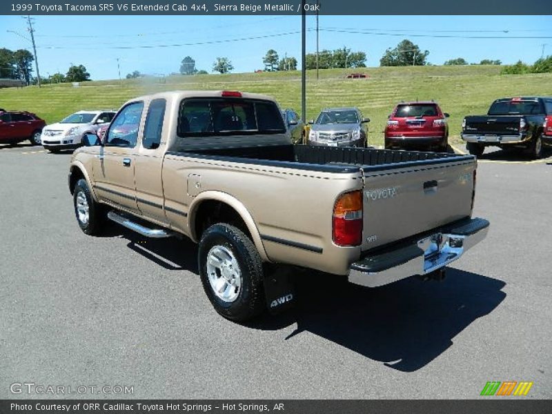 Sierra Beige Metallic / Oak 1999 Toyota Tacoma SR5 V6 Extended Cab 4x4