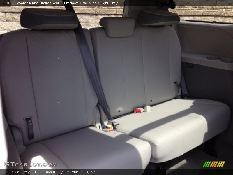 Predawn Gray Mica / Light Gray 2012 Toyota Sienna Limited AWD