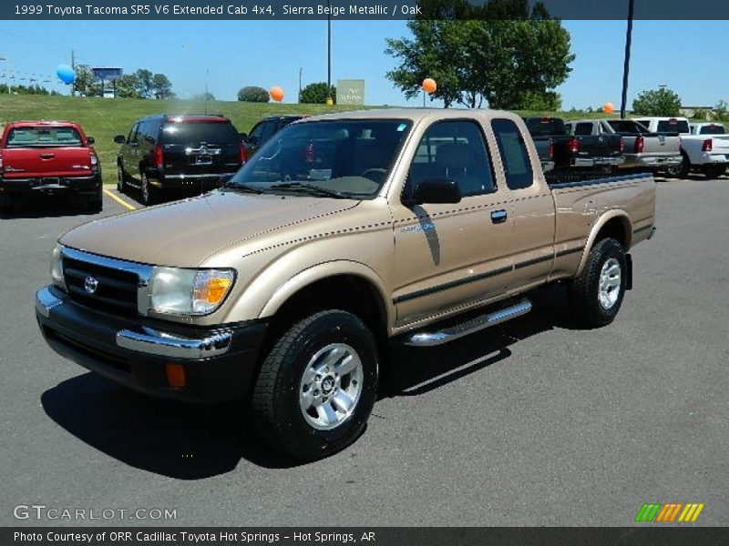 Sierra Beige Metallic / Oak 1999 Toyota Tacoma SR5 V6 Extended Cab 4x4