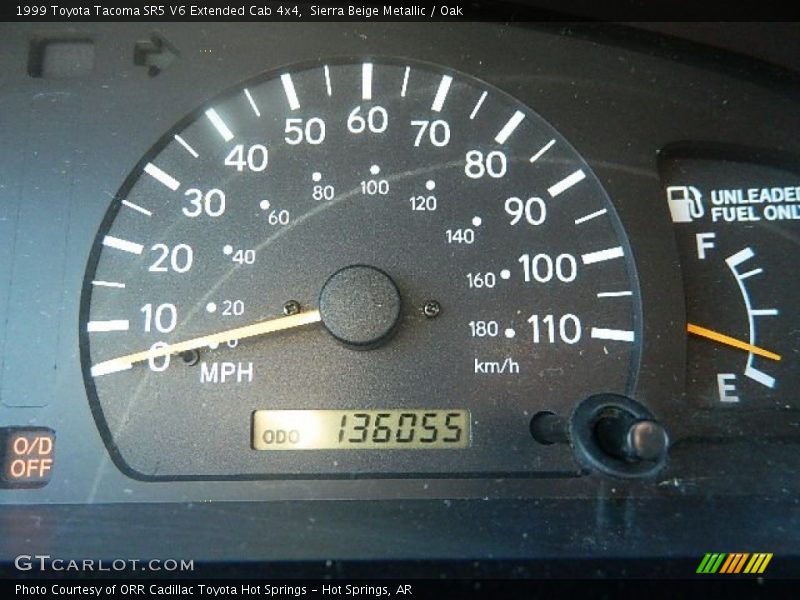 Sierra Beige Metallic / Oak 1999 Toyota Tacoma SR5 V6 Extended Cab 4x4