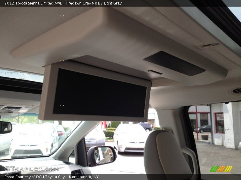 Predawn Gray Mica / Light Gray 2012 Toyota Sienna Limited AWD