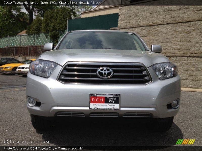 Classic Silver Metallic / Black 2010 Toyota Highlander Sport 4WD