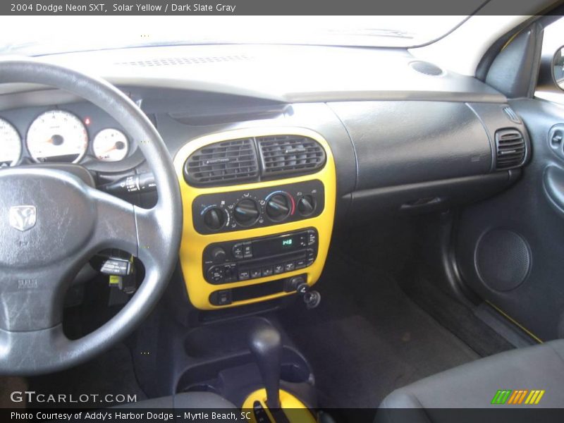 Solar Yellow / Dark Slate Gray 2004 Dodge Neon SXT