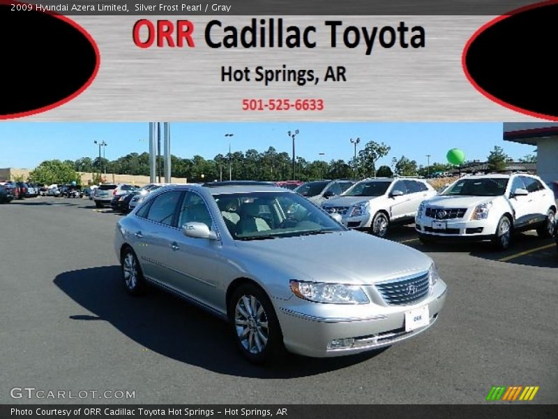 Silver Frost Pearl / Gray 2009 Hyundai Azera Limited