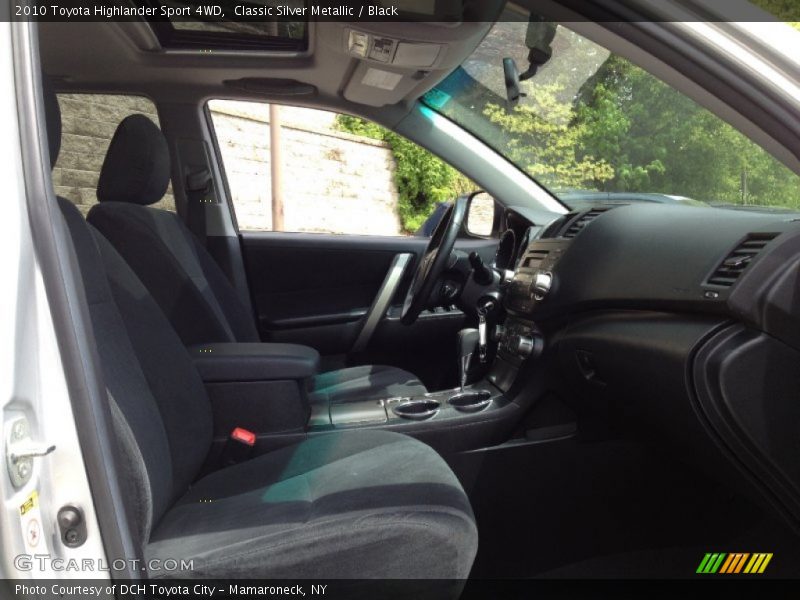 Classic Silver Metallic / Black 2010 Toyota Highlander Sport 4WD