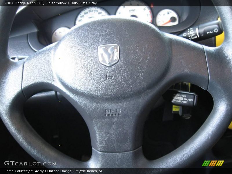 Solar Yellow / Dark Slate Gray 2004 Dodge Neon SXT