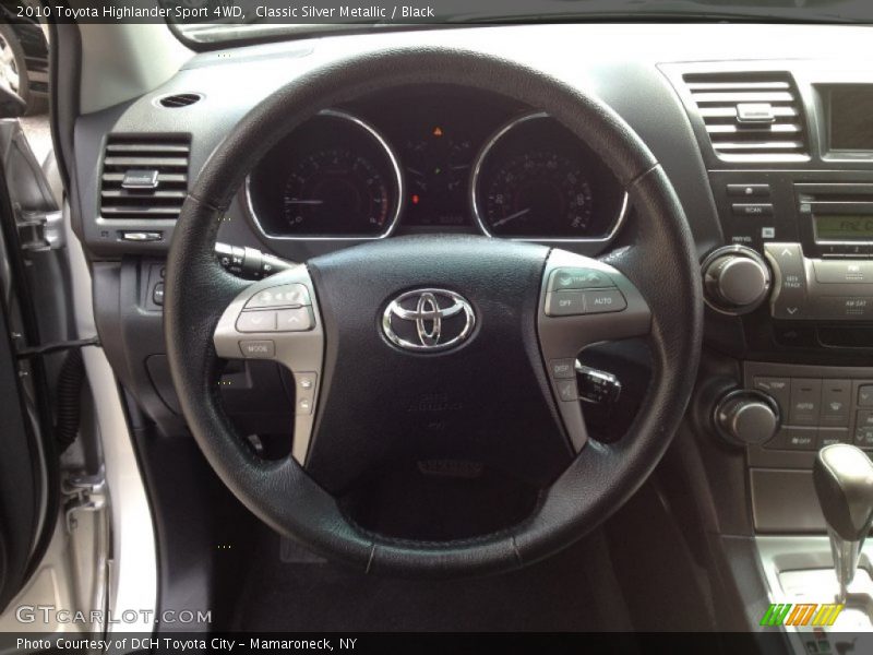 Classic Silver Metallic / Black 2010 Toyota Highlander Sport 4WD