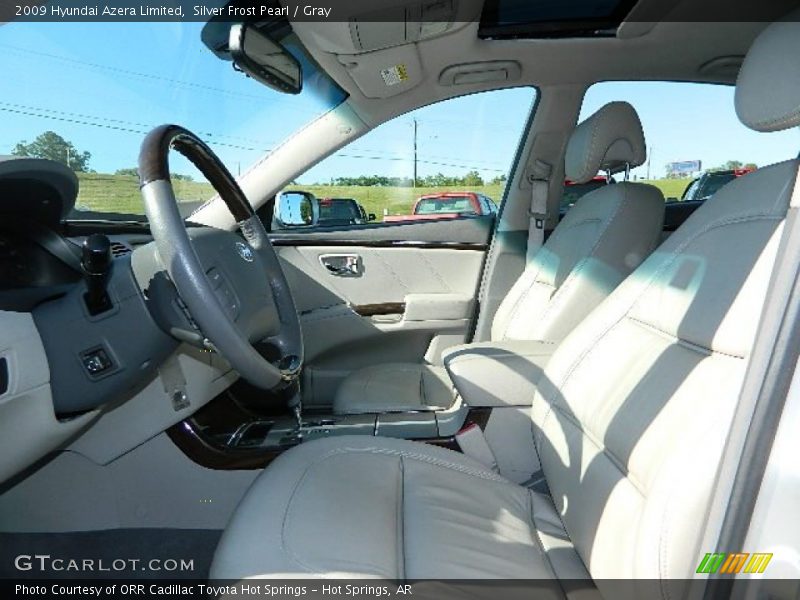 Silver Frost Pearl / Gray 2009 Hyundai Azera Limited