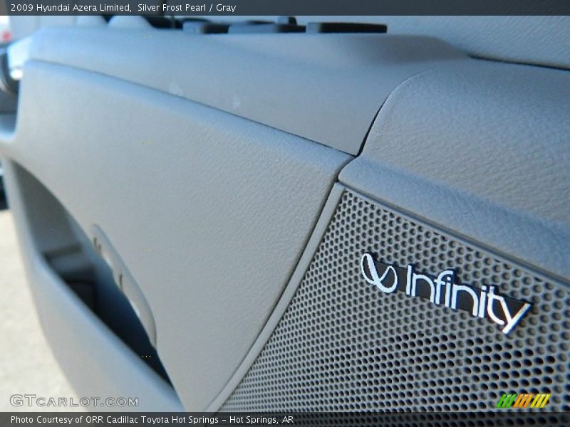 Silver Frost Pearl / Gray 2009 Hyundai Azera Limited