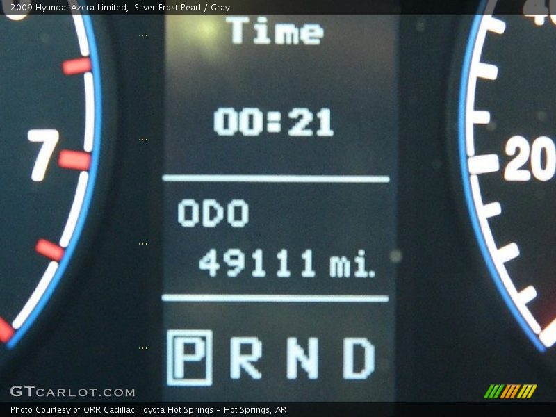 Silver Frost Pearl / Gray 2009 Hyundai Azera Limited