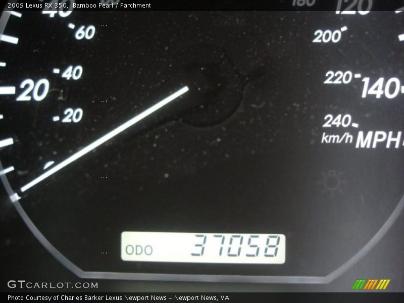 Bamboo Pearl / Parchment 2009 Lexus RX 350