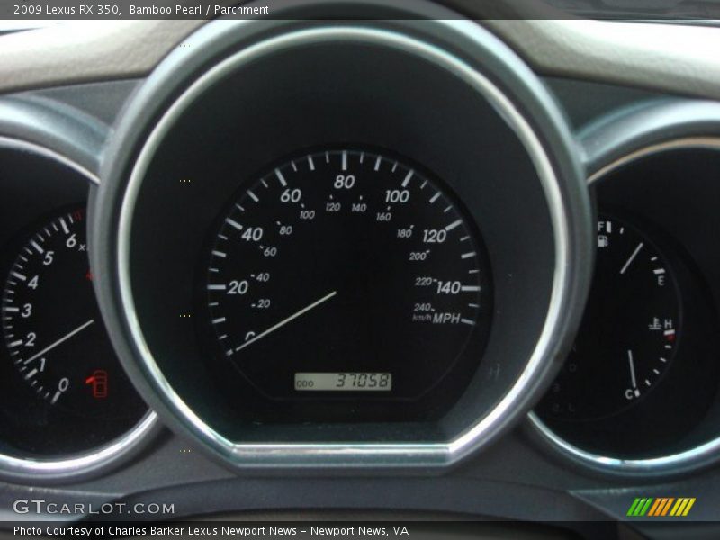 Bamboo Pearl / Parchment 2009 Lexus RX 350