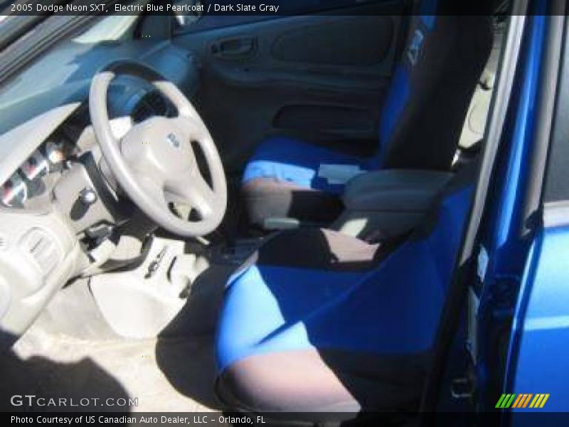 Electric Blue Pearlcoat / Dark Slate Gray 2005 Dodge Neon SXT