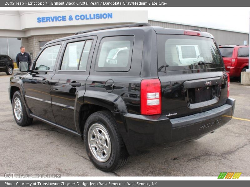 Brilliant Black Crystal Pearl / Dark Slate Gray/Medium Slate Gray 2009 Jeep Patriot Sport