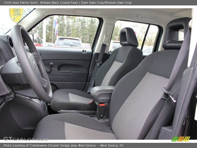 Brilliant Black Crystal Pearl / Dark Slate Gray/Medium Slate Gray 2009 Jeep Patriot Sport